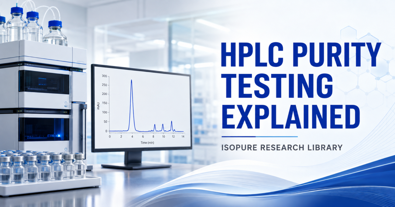 HPLC chromatogram and purity testing equipment for laboratory research